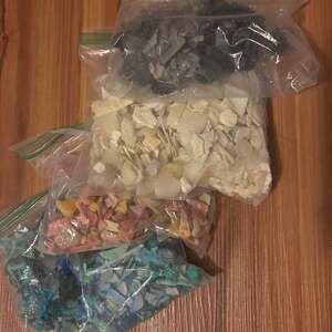 Color-Sorted Beach Microplastics